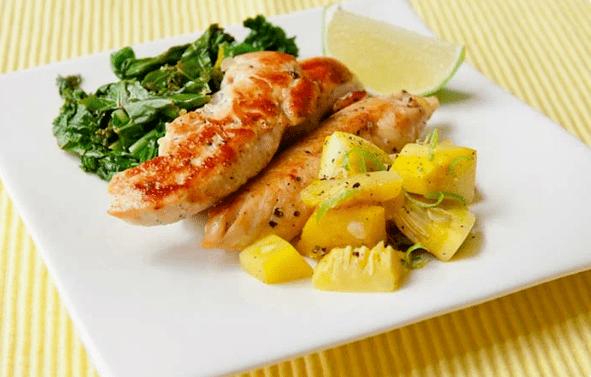 Serve on small dishes