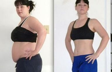 one hour diet before and after photos