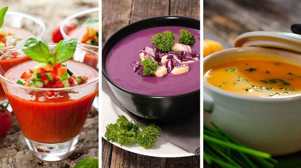 Soups are a dietary first course in the diet of those who wish to achieve rapid weight loss. 